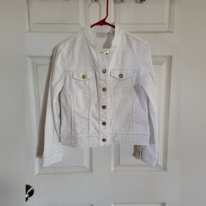 White Chico Jean Jacket